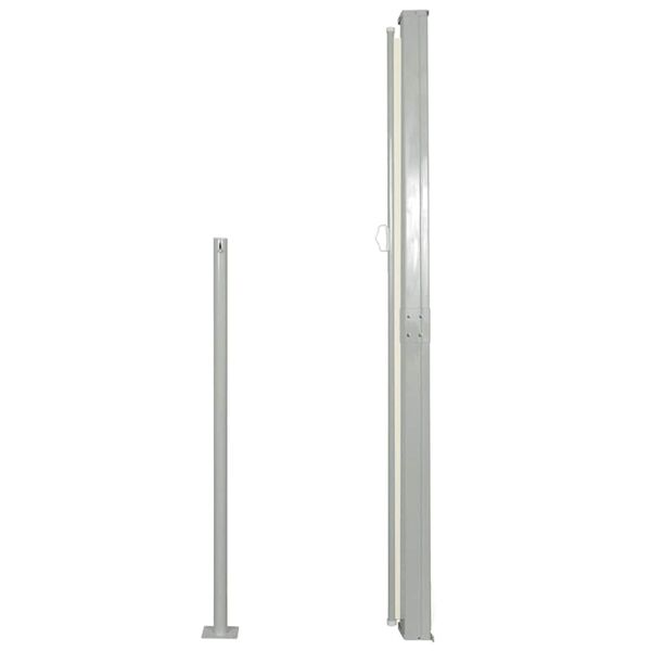 vidaXL Markiza boczna na taras, 160 x 300 cm, kremowa