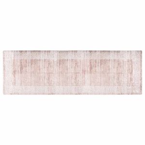 vidaXL Dywan z możliwością prania, 80x300 cm, beżowy