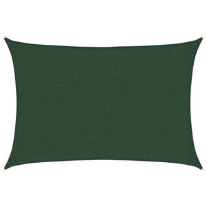 vidaXL Żagiel przeciwsłoneczny, 160 g/m&sup2;, ciemnozielony, 2,5x4 m, HDPE