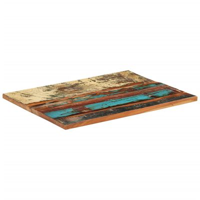 vidaXL Prostokątny blat stołu 60x80 cm 25-27 mm, lite drewno z odzysku