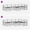vidaXL Zestawy sof 8 pcs Naturalny Lite Drewno Akacji