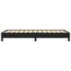 vidaXL Rama ł&oacute;żka, czarna, obita sztuczną sk&oacute;rą, 80x200 cm