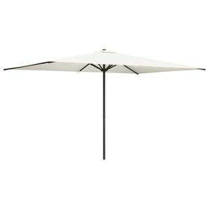 vidaXL Parasolka ogrodowa 200 x 300 cm Poliester Prostokątny kremowy