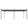 vidaXL Pergola ze zwijanym dachem, antracytowa, 589x292x230 cm
