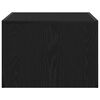 vidaXL Stolik kawowy Czarny Dąb 50 x 50 x 35 cm