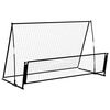 vidaXL Rebounder do piłki nożnej 2-w-1, 202x104x120 cm, stal