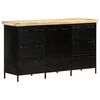 vidaXL Komoda, 140x38x76 cm, surowe drewno mango