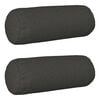 vidaXL Poszewka na poduszkę 2 pcs HEERLEN ciemnoszary &Oslash; 15 x 40 cm