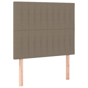 vidaXL Zagł&oacute;wek taupe 80x5x118/128 cm tkanina