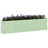 vidaXL Donica Zielony 160 x 40 x 75 cm Stal