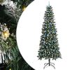 vidaXL Sztuczna choinka zielony 240 cm PVC, plastik i stal