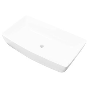 vidaXL Luksusowa umywalka prostokątna 71 x 39 cm ceramika