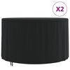 vidaXL Pokrowce na meble ogrodowe, 2 szt., &Oslash;128x71 cm, Oxford 420D