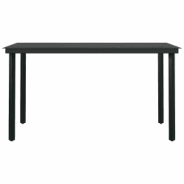 vidaXL 5-częściowy zestaw ogrodowy poduszkami brązowy polirattan szkło