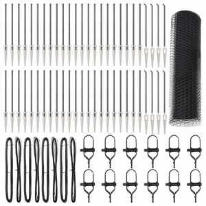 vidaXL Słupek ogrodzeniowy. Szary 100 x 0,5 m (siatka 25 mm)