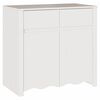 vidaXL Bufet Drammen Biały 79 x 43 x 75.5 cm Lite drewno sosnowe