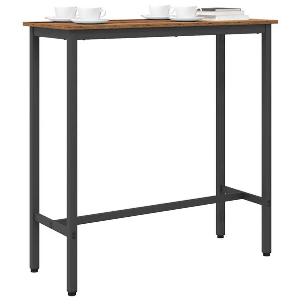 vidaXL st&oacute;ł Stare drewno 100 x 40 x 100,5 cm