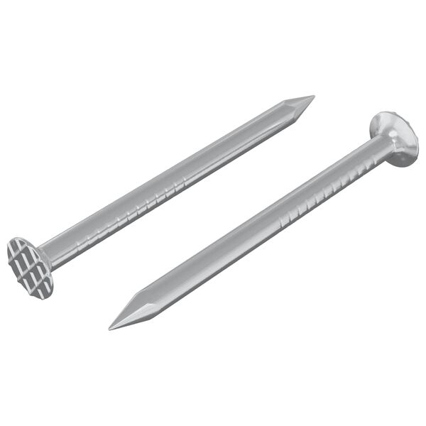 vidaXL Gwoździe do drewna 2 pcs Srebrny &Oslash; 3 x 15 mm Metal