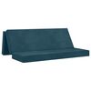 vidaXL Składana Sofa Ł&oacute;żko 200 x 67 x 45 cm niebieski
