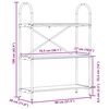 vidaXL P&oacute;łka na książki Stare drewno 80 x 30 x 109 cm