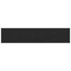 vidaXL Parapet okienny Czarny z rysunkiem drewna 120 x 30 x 4,5 cm PVC