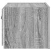 vidaXL Ścienne szafki TV z LED, 2 szt, szary dąb sonoma, 30,5x35x30 cm