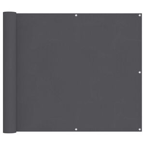 vidaXL Ekran balkonowy Antracyt 100 x 300 cm Materiał Oxford