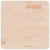 vidaXL Kwadratowy blat do stolika, 60x60x4 cm, surowe drewno dębowe