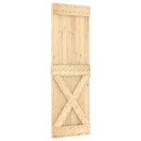 vidaXL Drzwi NARVIK, 70x210 cm, lite drewno sosnowe