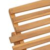 vidaXL Leżak Brązowy 198 x 55 x 58,5 cm Lite drewno teakowe