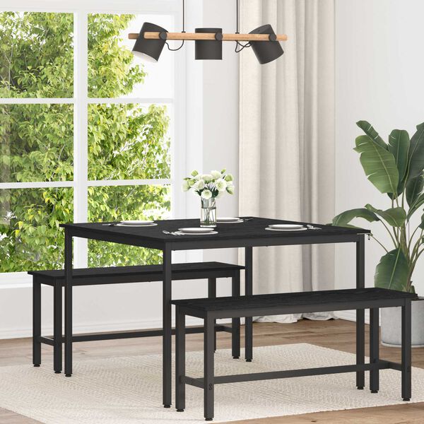 vidaXL Stoły do jadalni METAL