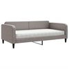 vidaXL Sofa z materacem do spania, kolor taupe, 100x200 cm, tkanina