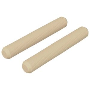 vidaXL Drewniane kołki 2 pcs Brązowy &Oslash;8 x 50 mm Lite drewno