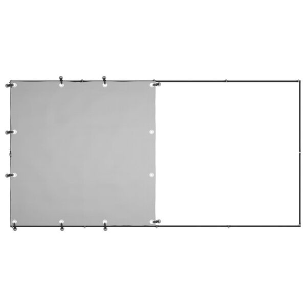 vidaXL Kojec dla psa, czarny, 2,42 m&sup2;, stalowy