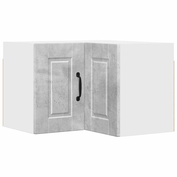 vidaXL Szafka kuchenna z p&oacute;łką Betonowy szary 57 x 57 x 40 cm