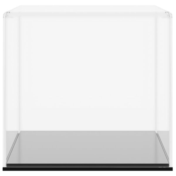 vidaXL Pudełko ekspozycyjne, przezroczyste, 30x15x14 cm, akrylowe