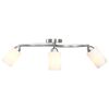 vidaXL Lampa sufitowa z ceramicznymi kloszami na 3 żar&oacute;wki E14