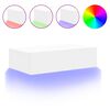 vidaXL Szafka telewizyjna z LED, biała, 60x35x15,5 cm