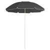 vidaXL Parasol ogrodowy na stalowym słupku, antracytowy, 180 cm