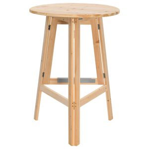 vidaXL Składany stolik barowy, 78 cm, drewno jodłowe