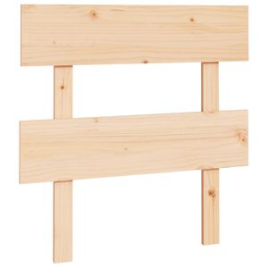 vidaXL Wezgłowie ł&oacute;żka, 93,5x3x81 cm, lite drewno sosnowe