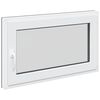 vidaXL Okno piwniczne RISOR 100 x 70 cm PVC i szkło antracytowy