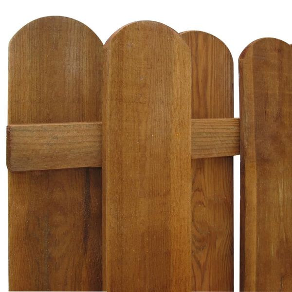 vidaXL Płot ogrodowy panelowy, impregnowana sosna, 170x170 cm