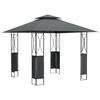 vidaXL Altana z dachem, antracytowa, 300x300x270 cm, stal
