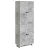 vidaXL Zestaw szafek 2 pcs Betonowy szary 66 x 34,5 x 90 cm
