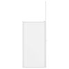 vidaXL Ekran do kąpieli Mrożone 120 x 70 x 137 cm Aluminium