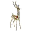 vidaXL 3D Renifer Bożonarodzeniowy LOVIISA 250 LED Ciepła biel