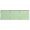 vidaXL Donica Zielony 240 x 80 x 75 cm Stal