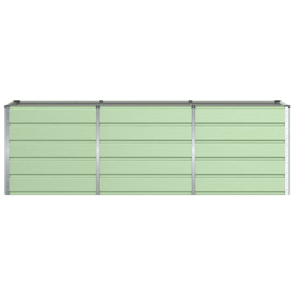 vidaXL Donica Zielony 240 x 80 x 75 cm Stal