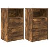 vidaXL Szafki nocne z szufladą 2 pcs Dąb wędzony 40 x 30 x 467 cm